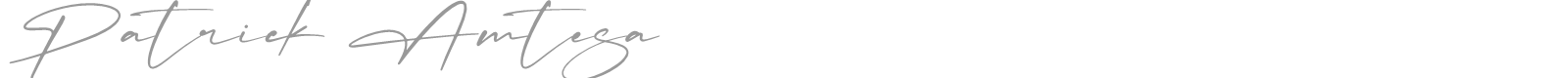 Patrick Amtesa font preview